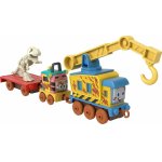 Locomotiva Thomas cu vagon Push Along Dino
