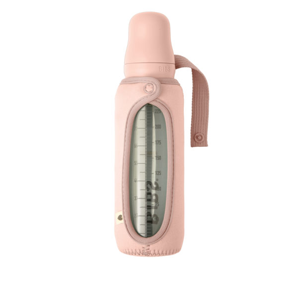 Husa Bibs pentru biberonul din sticla 225 ml Blush