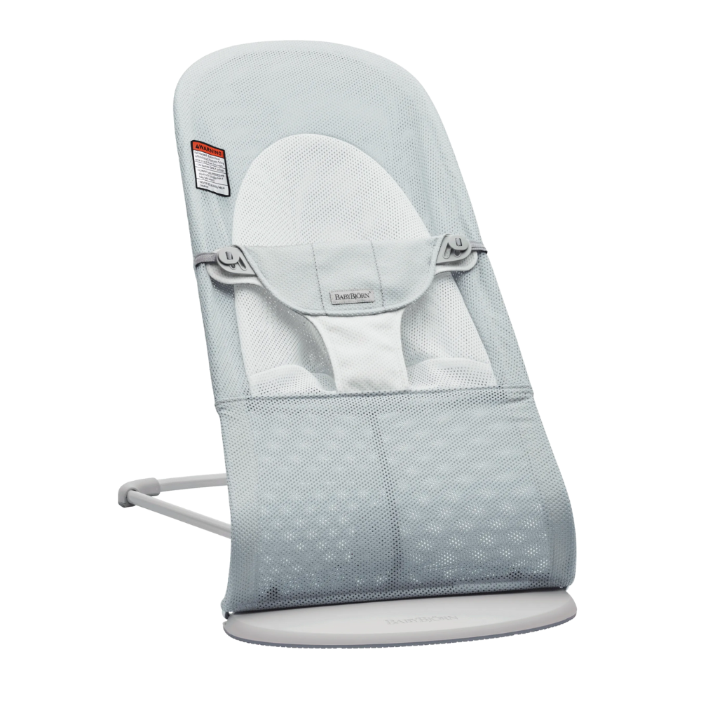 Balansoarul Balance BabyBjorn Soft SilverWhite Mesh - 9