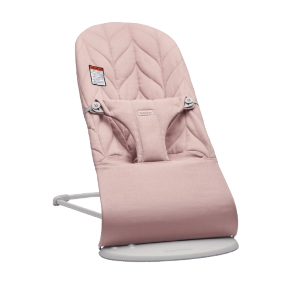 Balansoar Bliss BabyBjorn Dusty Pink cu aspect delicat de petala tesatura matlasata cu bara de jucarii inclusa - 4