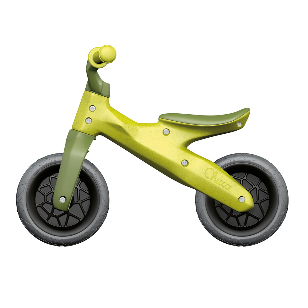 Bicicleta copii Chicco Green Hopper ecologica pentru echilibru 18luni+