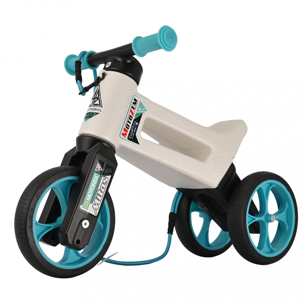 Bicicleta fara pedale Funny Wheels Rider SuperSport 2 in 1 Dakar Podmol - 2 | YEO