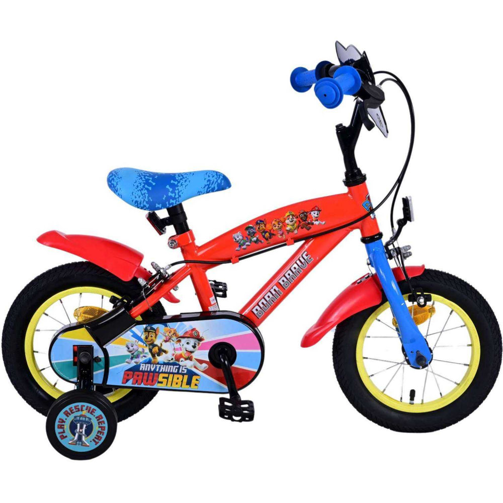 Bicicleta pentru copii Volare Paw Patrol baieti 12 inch cu doua frane de mana
