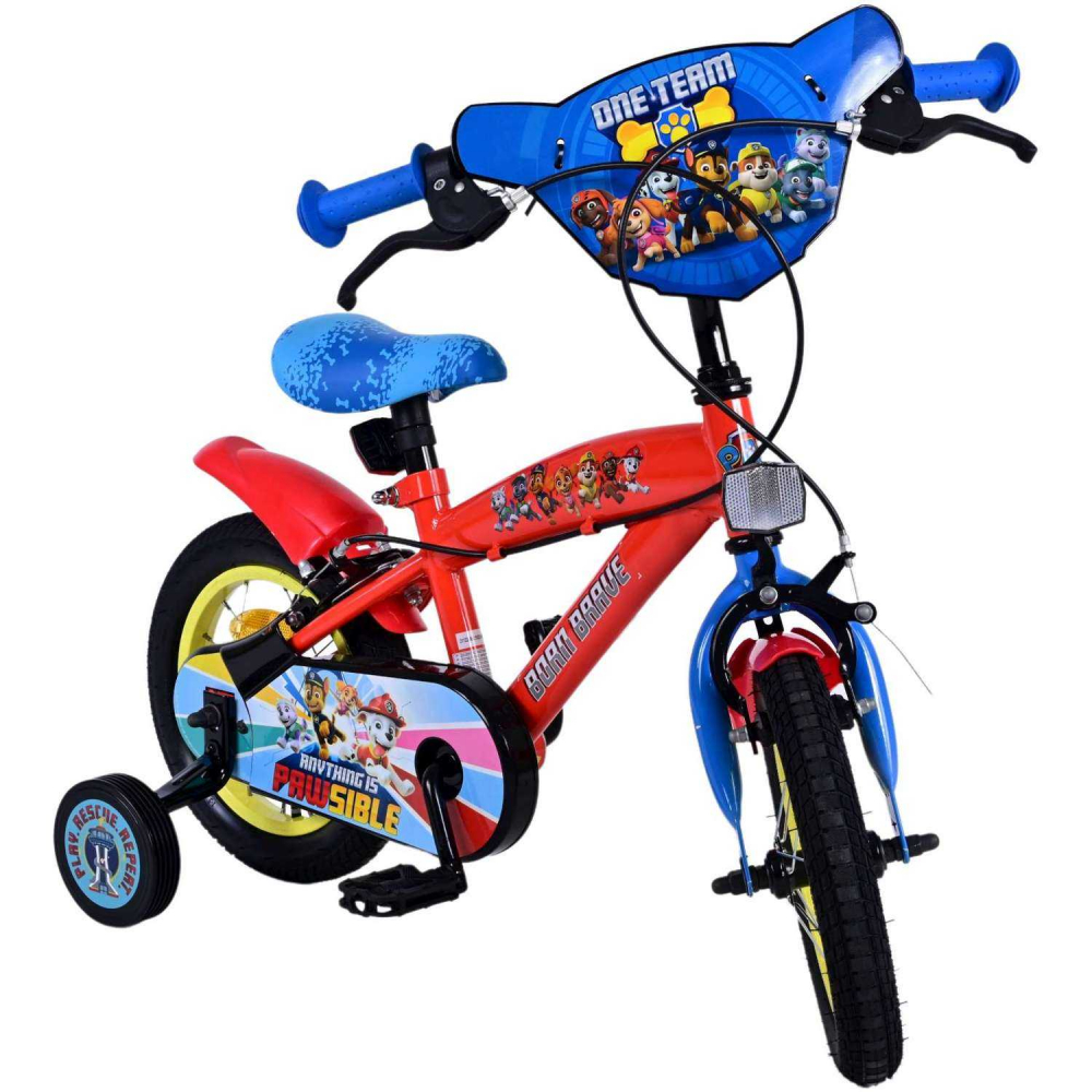 Bicicleta pentru copii Volare Paw Patrol baieti 12 inch cu doua frane de mana - 1 | YEO