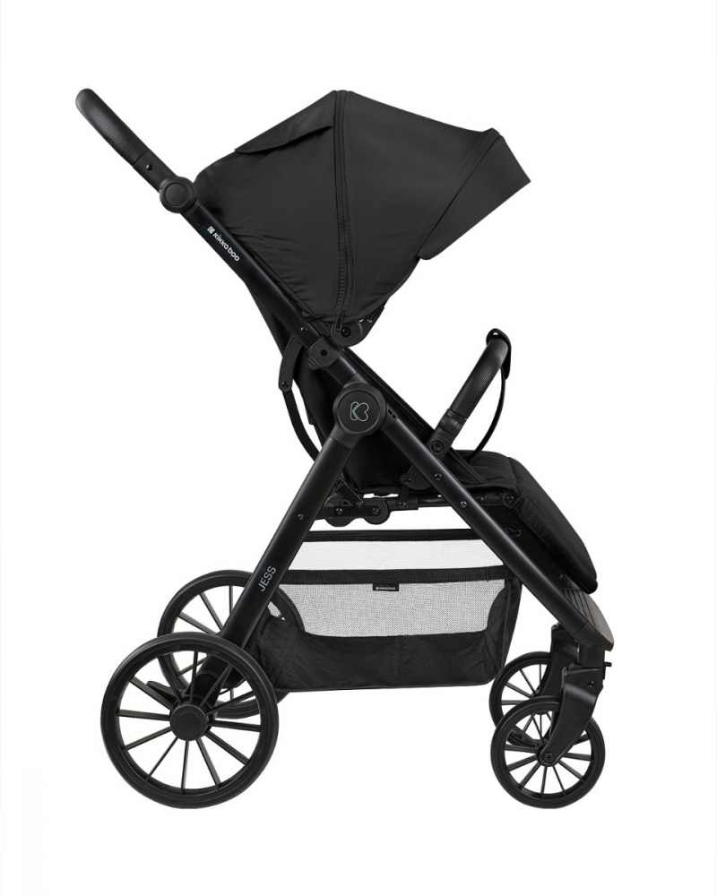 Carucior sport cu pliere automata autofold KikkaBoo Jess Black - 1