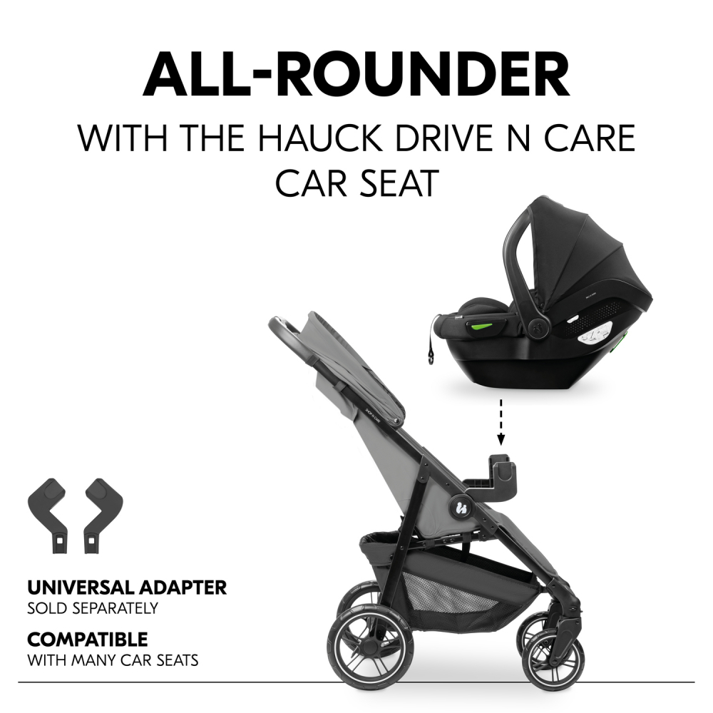 Carucior sport usor pliabil si compact Hauck Shop N Care grey - 7