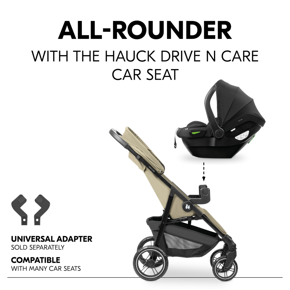 Carucior sport usor pliabil si compact Hauck Shop N Care olive - 7