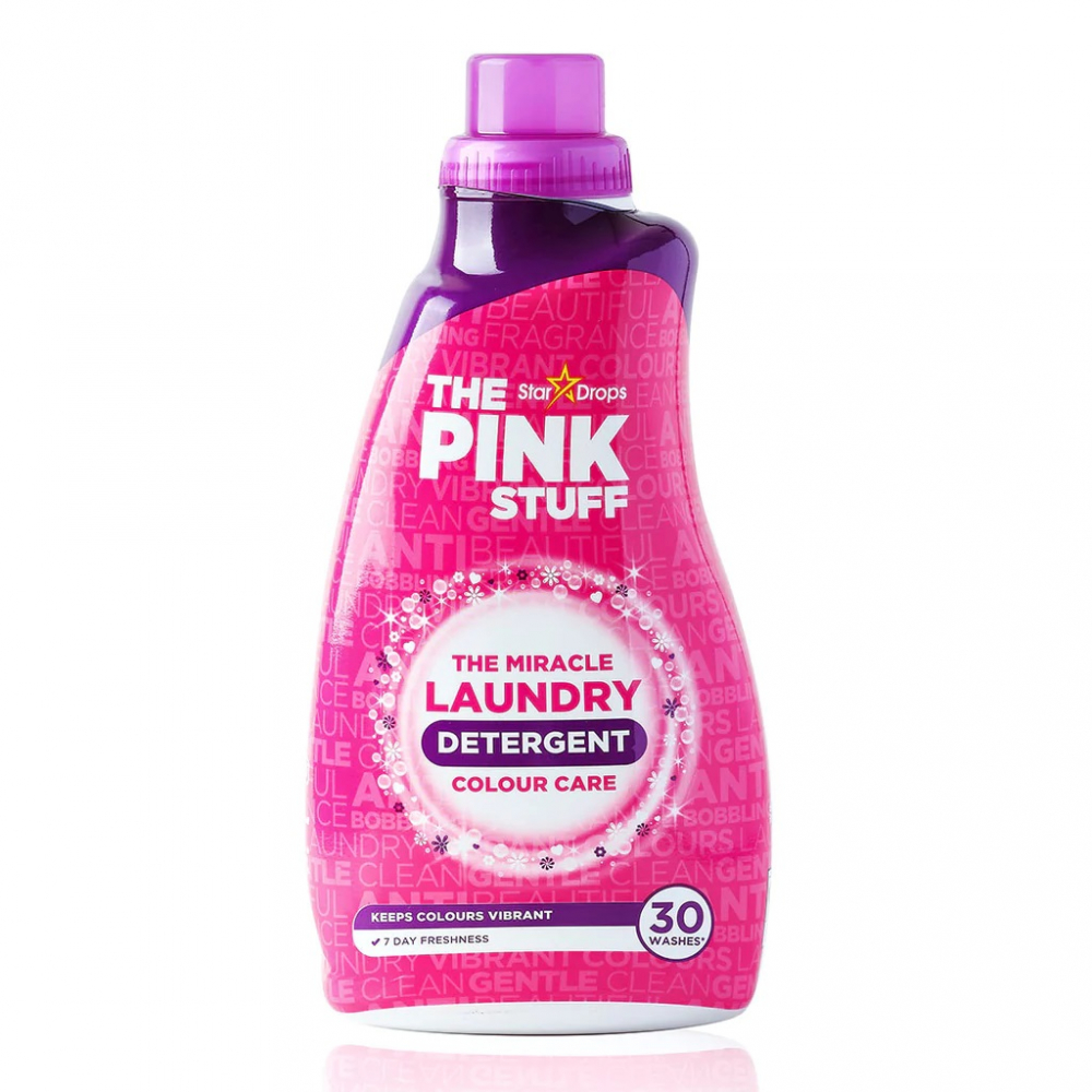 Detergent lichid pentru rufe colorate 30 spalari 960 ml The Pink Stuff