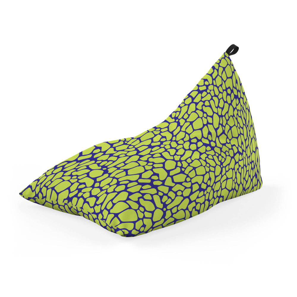 Fotoliu puf Bean Bag tip lounge giraffe green