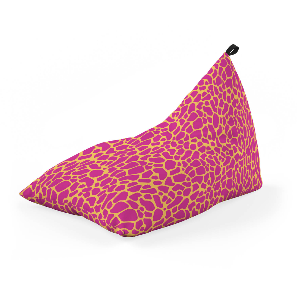 Fotoliu puf Bean Bag tip lounge giraffe pink - 4