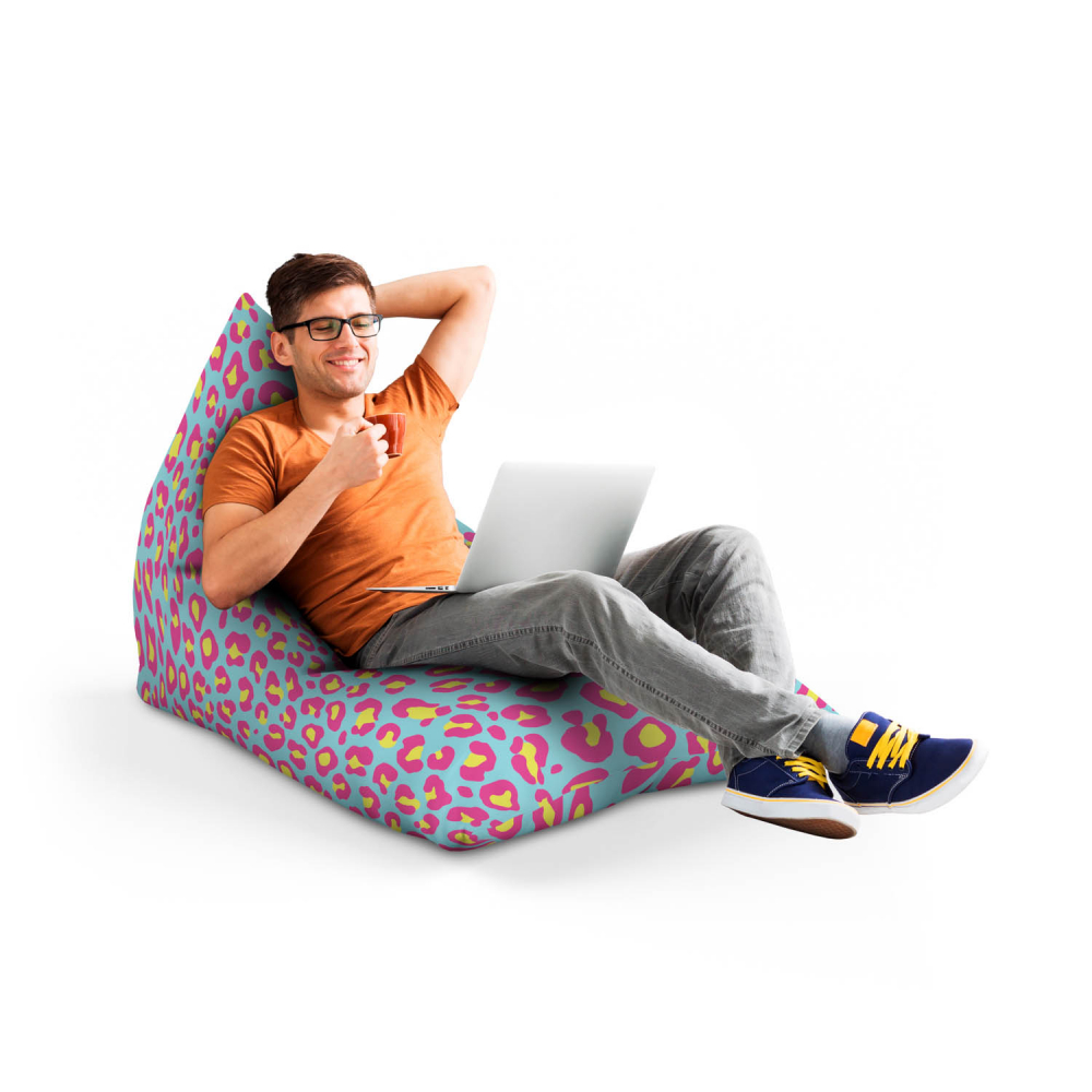 Fotoliu puf Bean Bag tip lounge leopard fruitty - 3