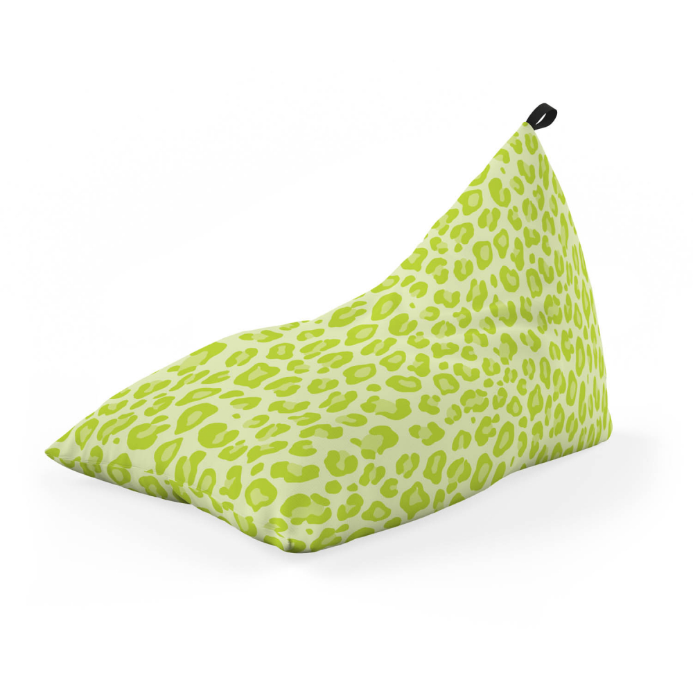 Fotoliu puf Bean Bag tip lounge leopard green - 4