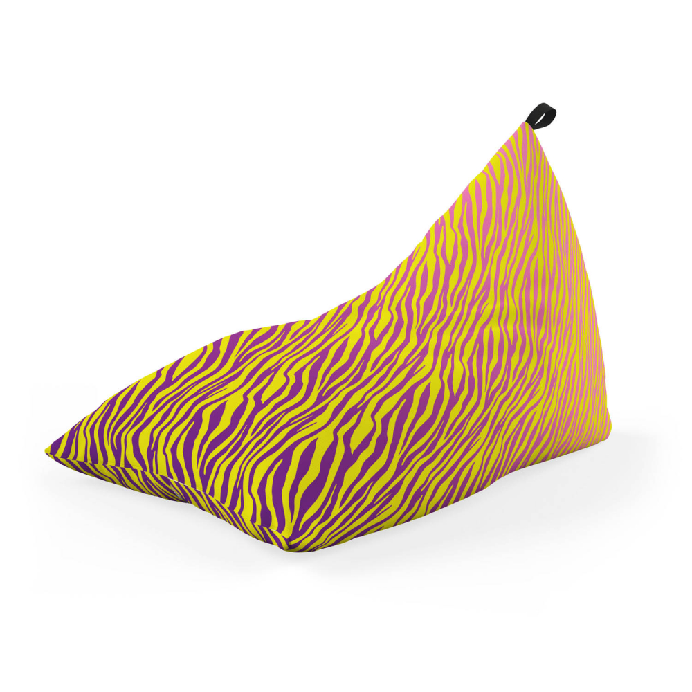 Fotoliu puf Bean Bag tip lounge zebra gradient bright - 4