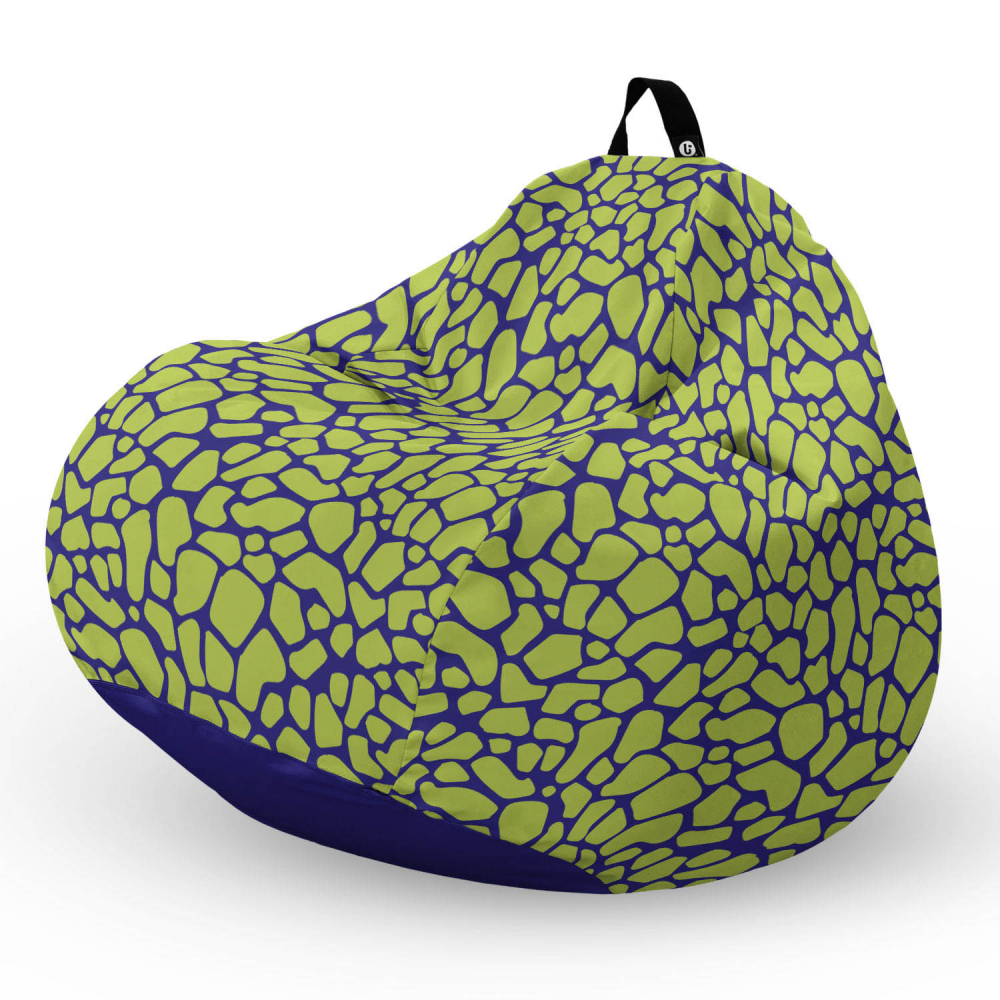 Fotoliu puf Bean Bag tip para XL giraffe green - 4