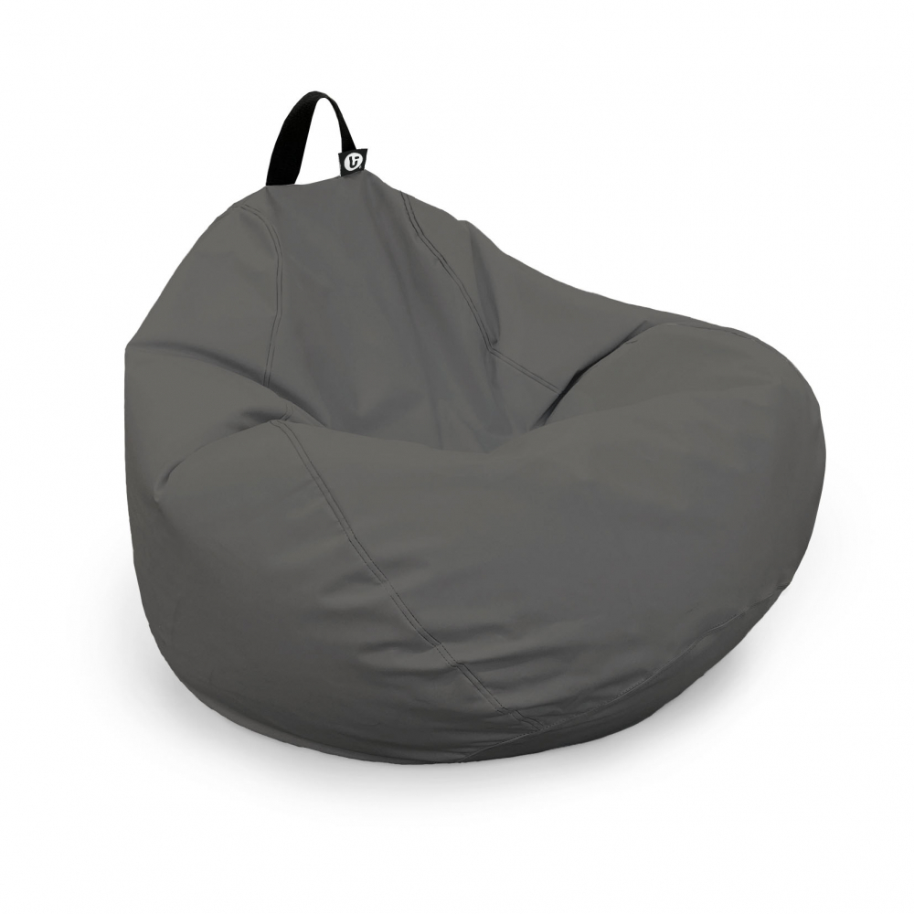 Husa fotoliu Puf Bean Bag tip Para XL Chroma fara umplutura dark grey - 6