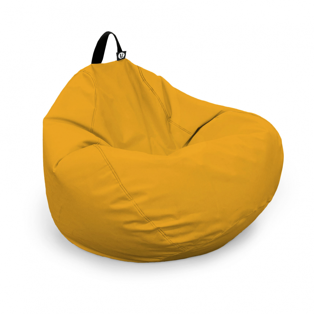 Husa fotoliu Puf Bean Bag tip Para XL Chroma fara umplutura golden yellow - 6