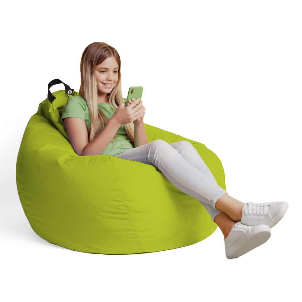 Husa fotoliu Puf Bean Bag tip Para XL Chroma fara umplutura green - 3 | YEO