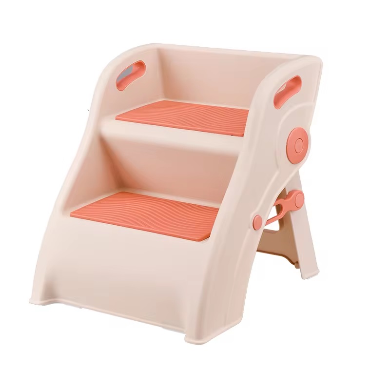 Inaltator pliabil cu doua trepte Little Mom Pink