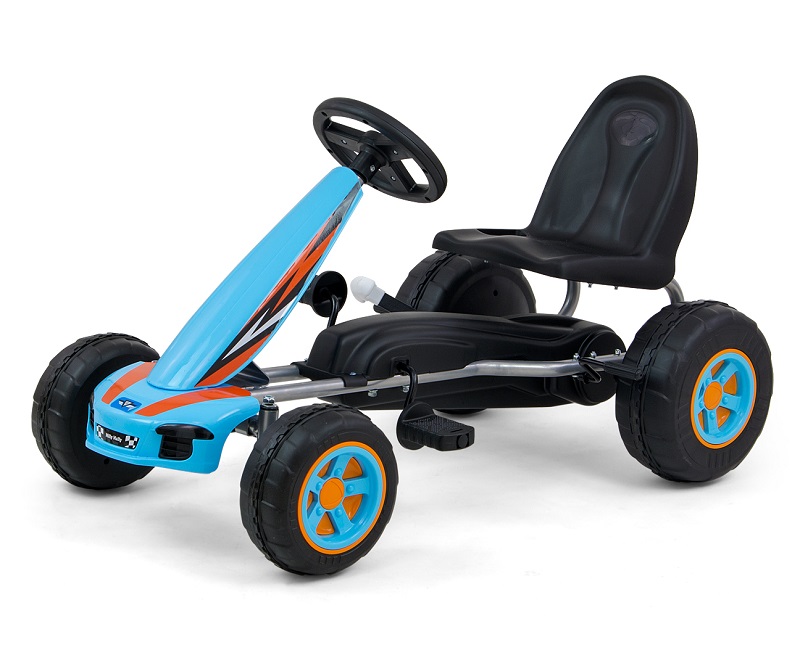 Kart cu pedale robust +3 ani Viper blue - 3