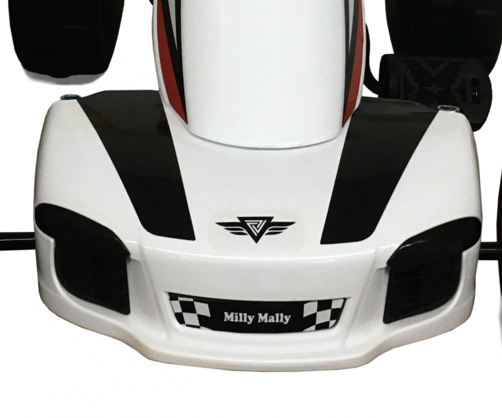 Kart cu pedale robust +3 ani Viper white - 3