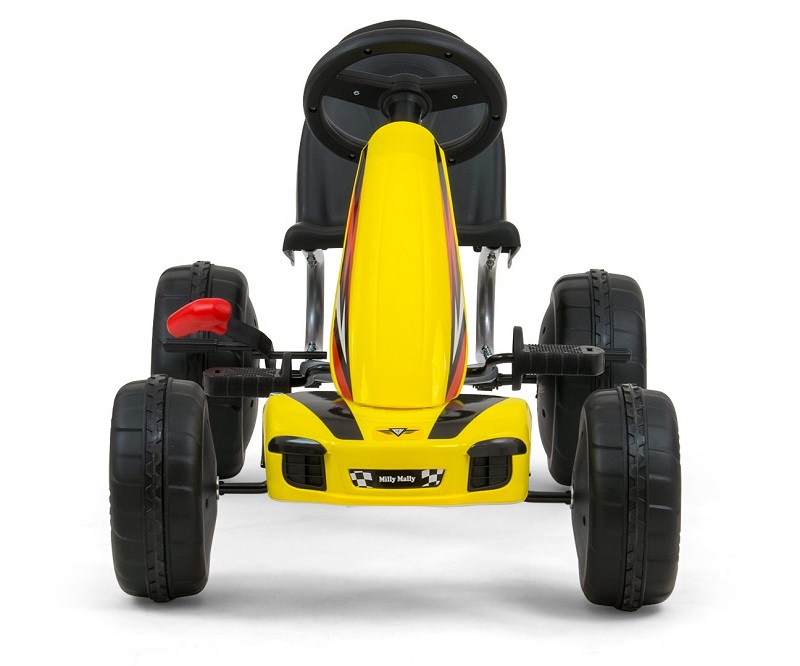 Kart cu pedale robust +3 ani Viper yellow - 1