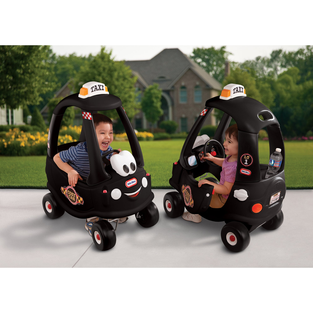 Masinuta neagra Little Tikes Taxi Cozy Coupe - 1 | YEO