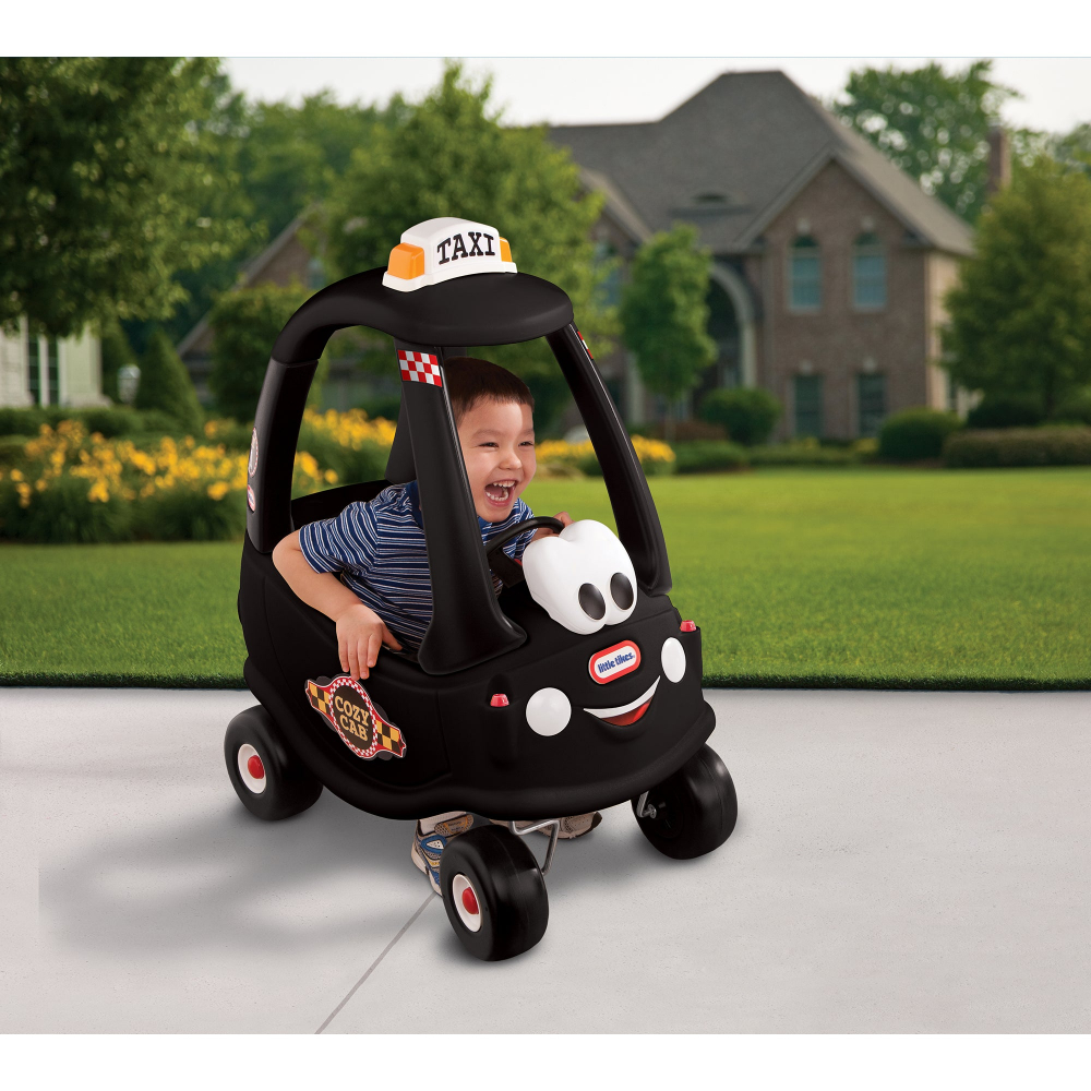 Masinuta neagra Little Tikes Taxi Cozy Coupe - 2