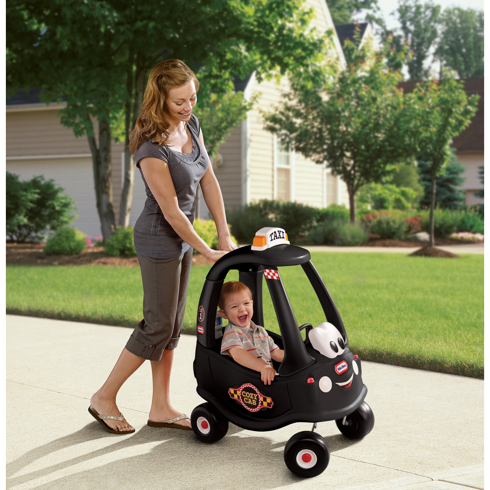 Masinuta neagra Little Tikes Taxi Cozy Coupe - 4