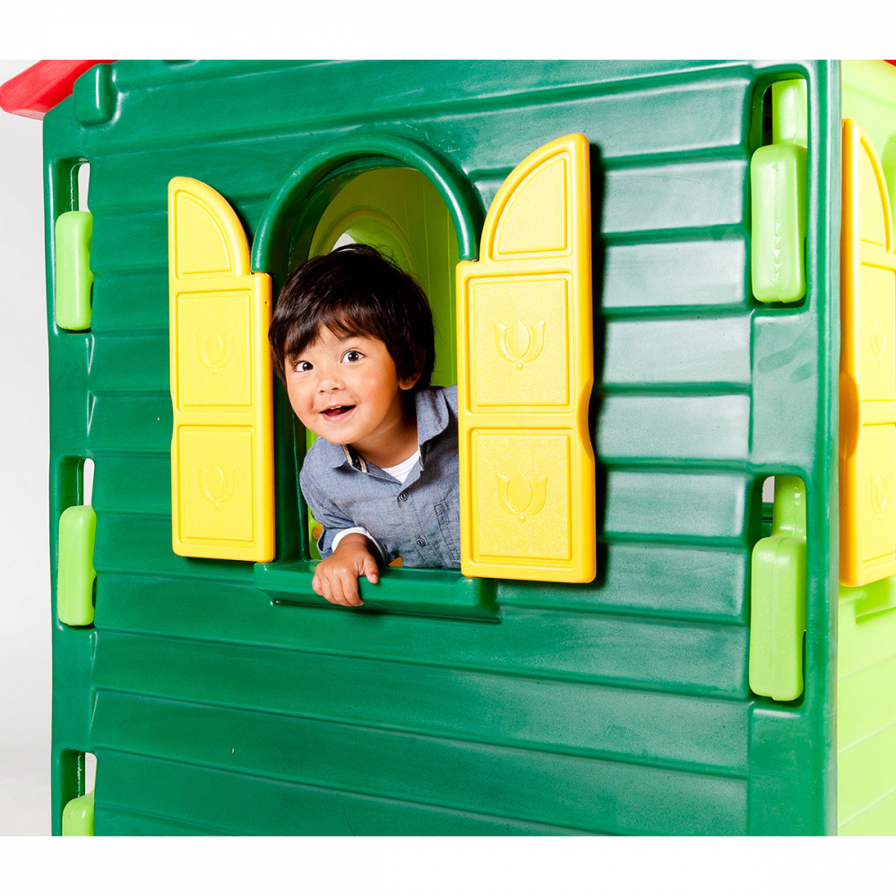 Casuta de vacanta Little Tikes verde - 2 | YEO