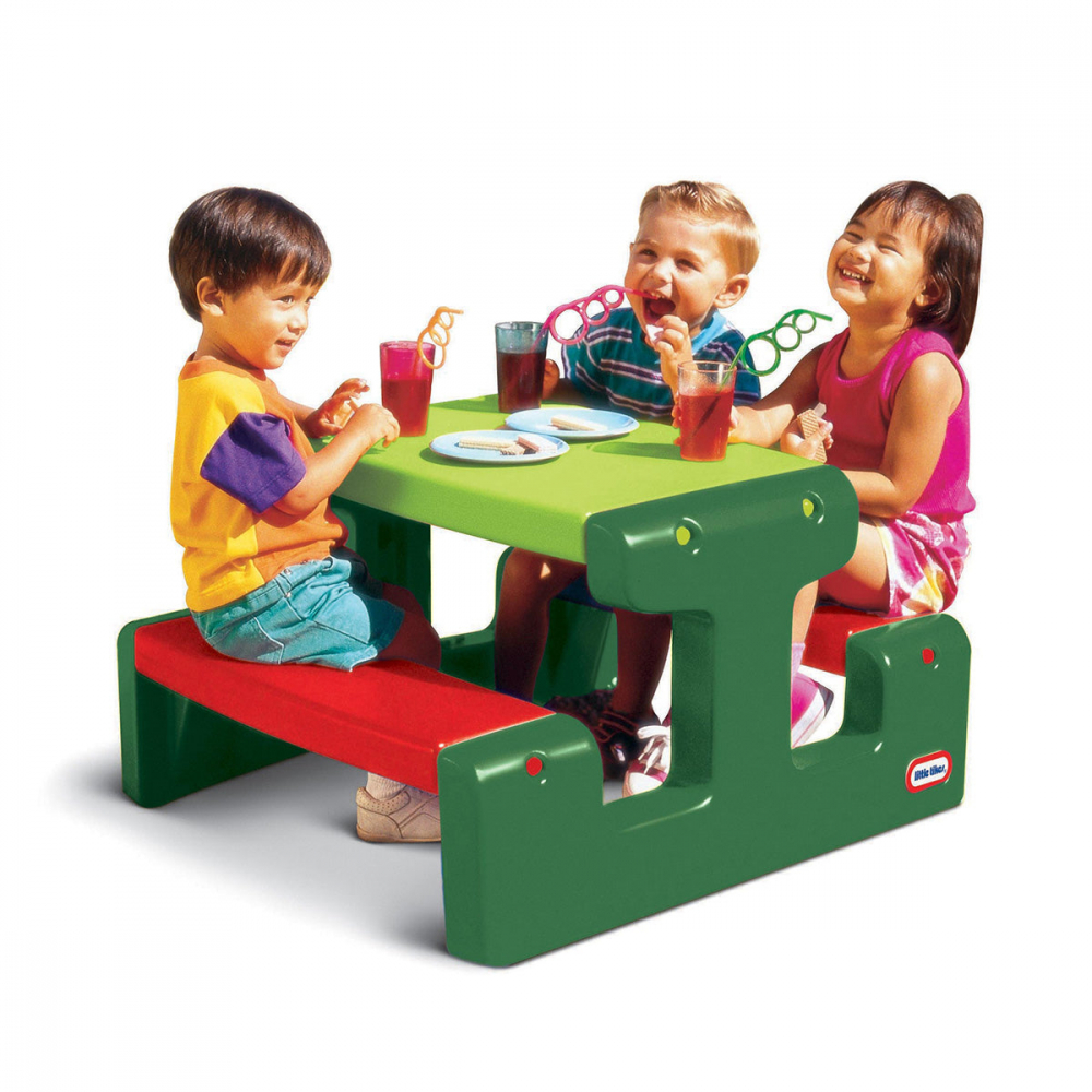 Masuta junior pentru picnic Little Tikes verde - 3 | YEO