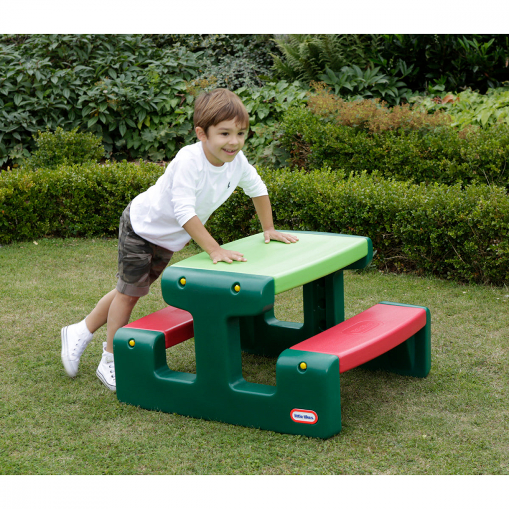 Masuta junior pentru picnic Little Tikes verde - 1 | YEO