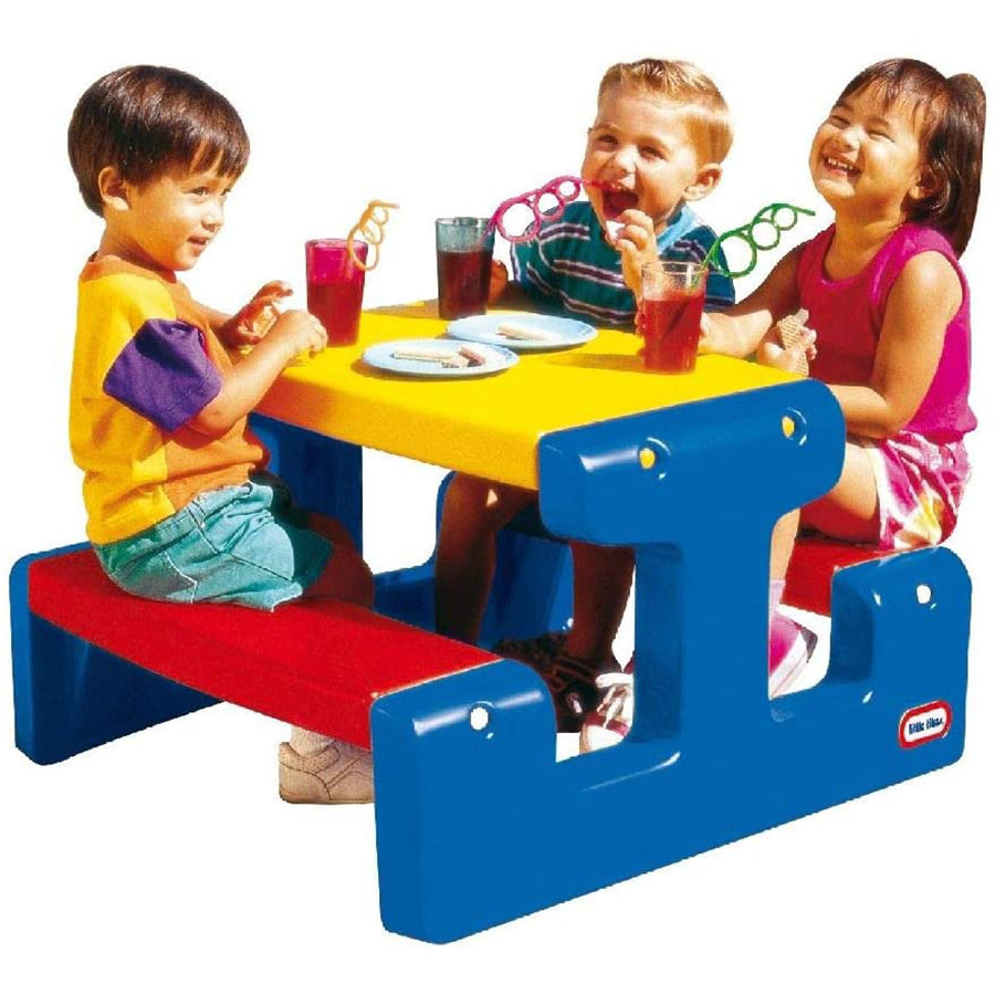 Masuta pentru picnic Little Tikes albastra