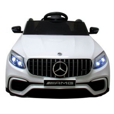 Masinuta electrica cu telecomanda 4 x 4 roti EVA Mercedes AMG GLC 63S R-Sport 3-6 ani alb 180W