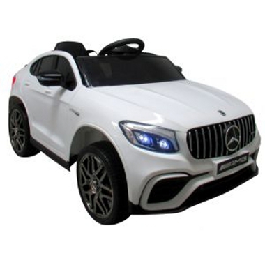 Masinuta electrica cu telecomanda 4 x 4 roti EVA Mercedes AMG GLC 63S R-Sport 3-6 ani alb - 1