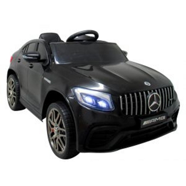 Masinuta electrica cu telecomanda 4 x 4 roti EVA Mercedes AMG GLC 63S R-Sport 3-6 ani negru 180W