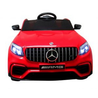 Masinuta electrica cu telecomanda 4 x 4 roti EVA Mercedes AMG GLC 63S R-Sport 3-6 ani rosu 180W