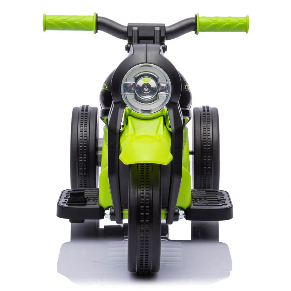 Motocicleta electrica pentru copii verde + Cadou masina de facut baloane - 2