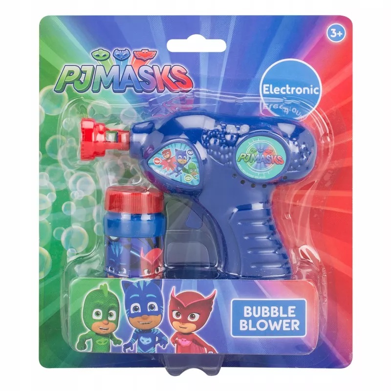 Pistol cu baloane de sapun PJ Masks Blue