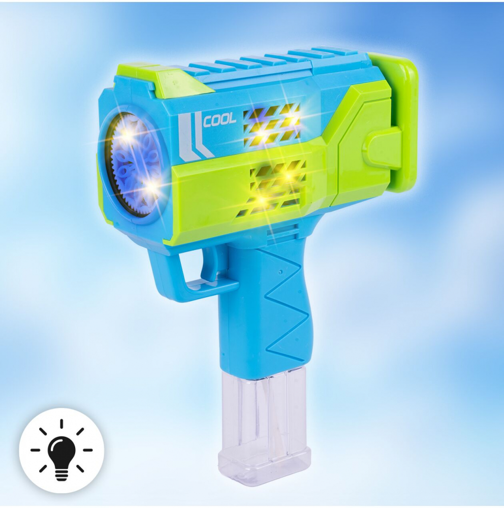 Pistol pentru baloane de sapun cu lumini Bubble Blue - 5