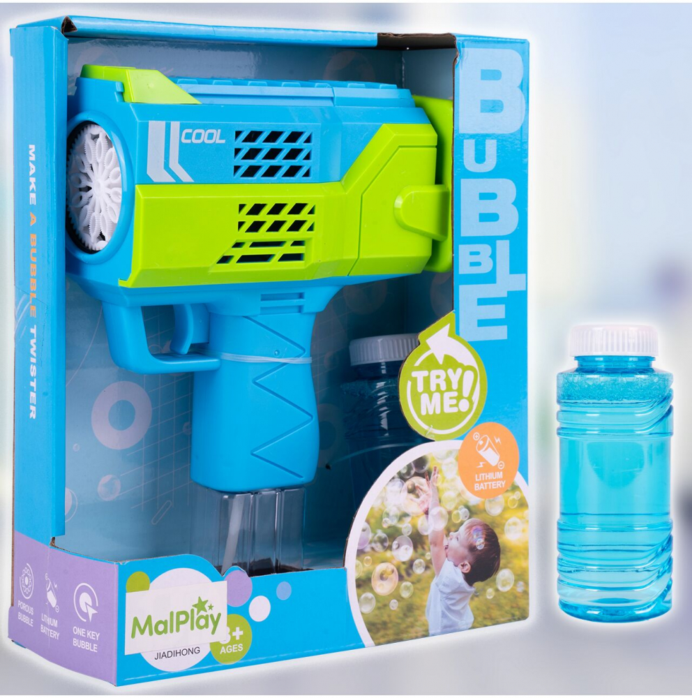 Pistol pentru baloane de sapun cu lumini Bubble Blue - 8