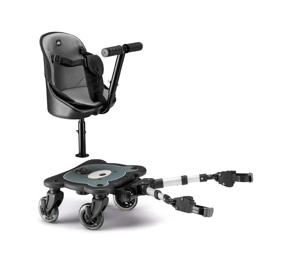 Platforma adaptor universal pentru al doilea copil cu scaun cu roti led 15 luni 25 kg
