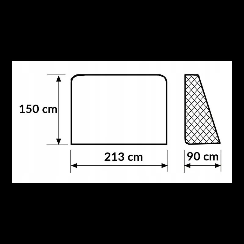 Poarta de fotbal pentru copii XXL 213x150x90 cm - 3 | YEO