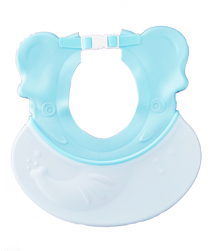 Protectie baita pentru ochi si urechi Little Mom Elephant Blue