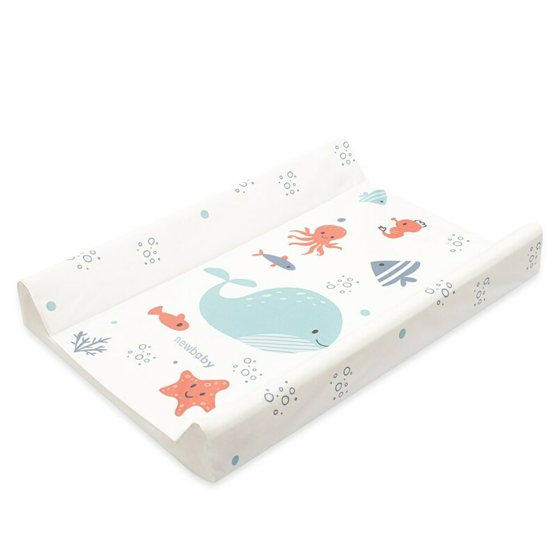 Saltea de infasat bebe fara intaritura New Baby 49x70 cm 0 luni+ ocean