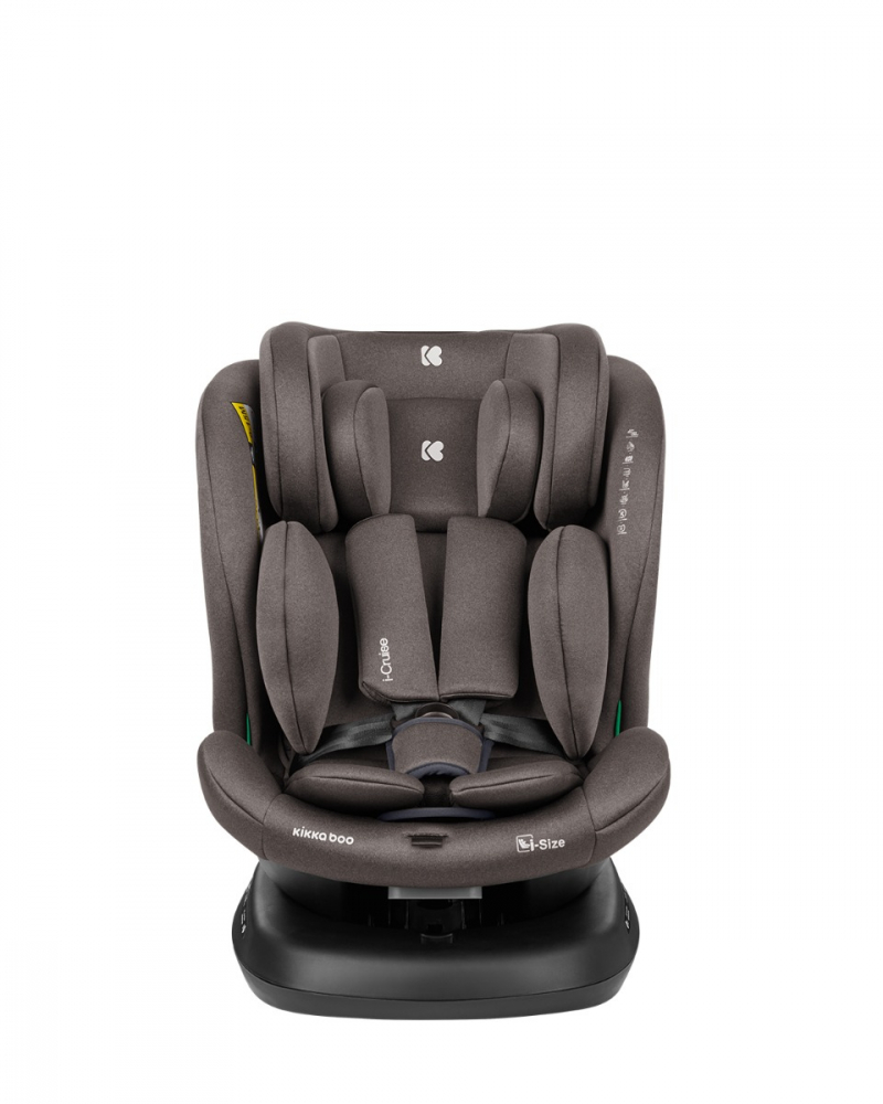 Scaun auto cu isofix 40-150 cm KikkaBoo i-Cruise i-SIZE Brown - 4 | YEO