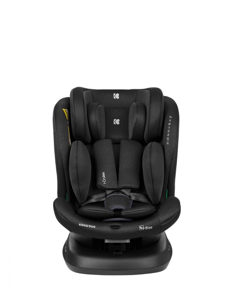 Scaun auto cu isofix 40-150 cm KikkaBoo i-Cruise i-SIZE Negru - 4