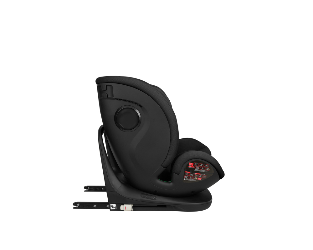 Scaun auto cu isofix KikkaBoo 40-150 cm i-View i-SIZE Black - 5