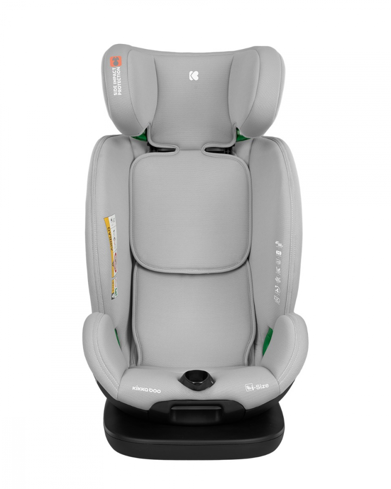 Scaun auto cu isofix KikkaBoo 40-150 cm i-View i-SIZE Light Grey - 3