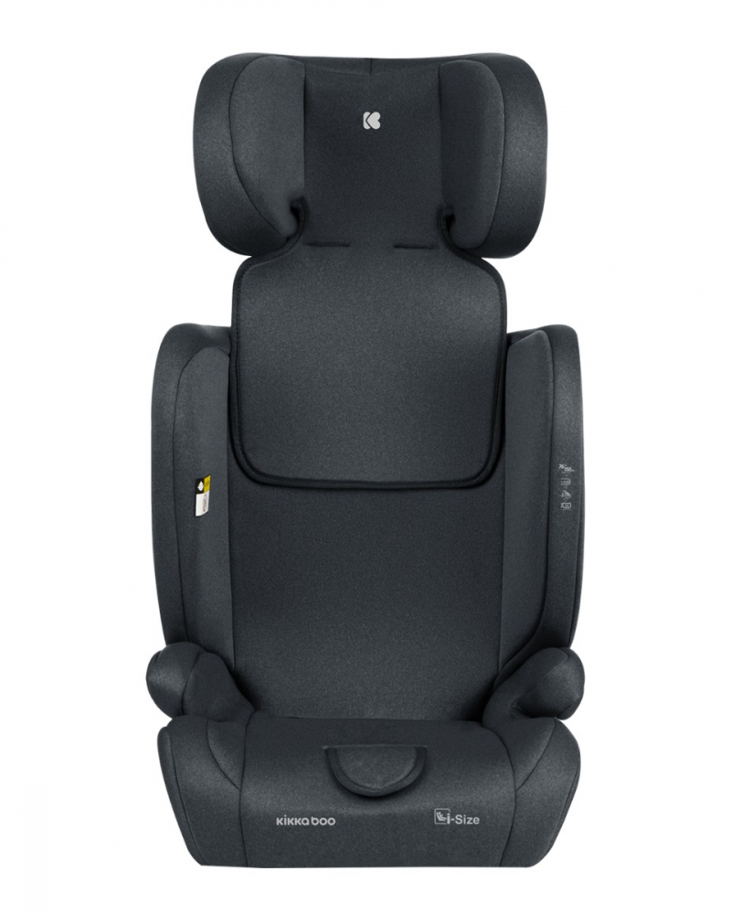 Scaun auto cu isofix KikkaBoo 76-150 cm i-Cross i-SIZE Dark Grey - 2