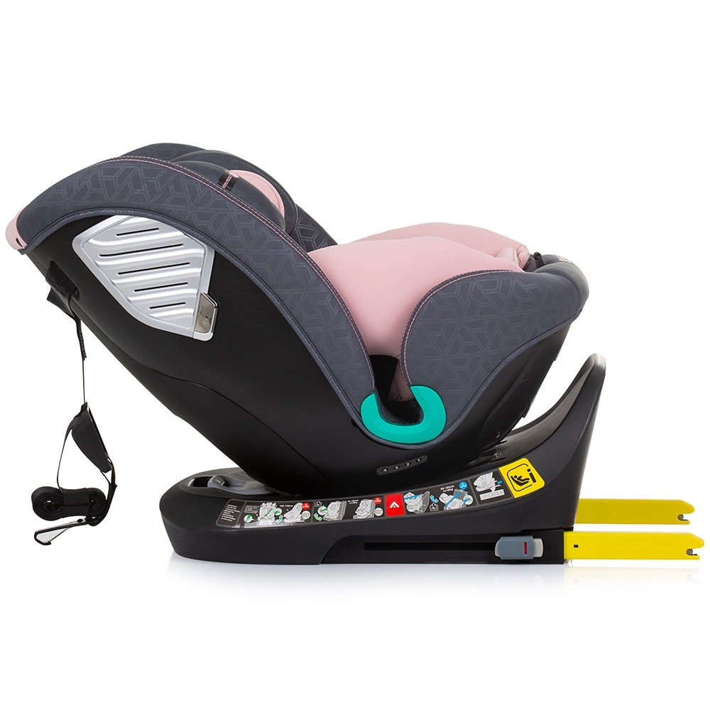 Scaun auto Chipolino Supreme cu sistem Isofix I-Size 40-150 cm flamingo - 7